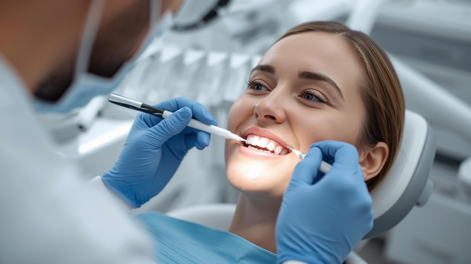 Professional teeth whitening treatment in a modern St. George dental clinic for a brighter, more confident smile.
